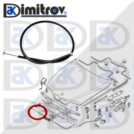 Жило за капака на двигателя BMW 5 (E39) Жило за капака на двигателя BMW 5 (E39)